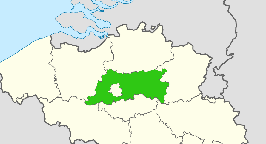 vlaams brabant laadpaal installeren kaart